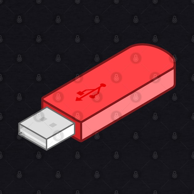 Red Usb by Lollik